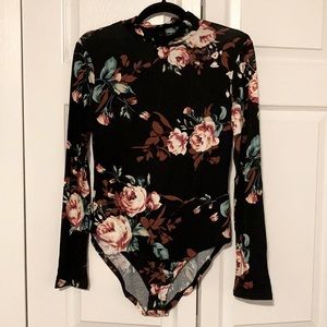 High Neck, long sleeve Bodysuit, Sz XL, New.